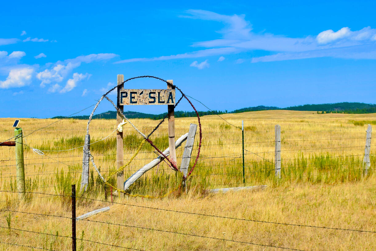 Pe'Sla, a key Lakota sacred site. Photo by Ed Martly